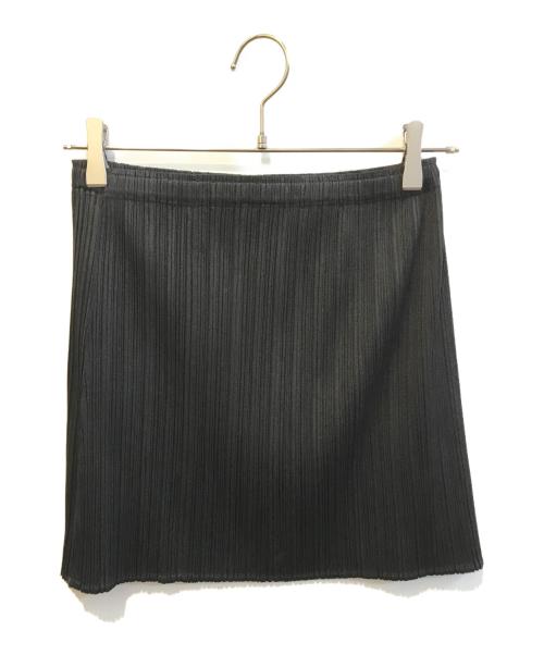 PLEATS PLEASE（プリーツプリーズ）PLEATS PLEASE (プリーツプリーズ) プリーツミニスカート PP55-JG105 ブラック サイズ:freeの古着・服飾アイテム
