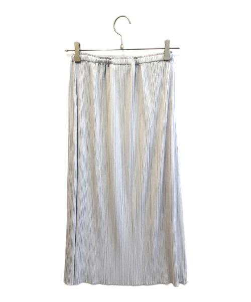 PLEATS PLEASE（プリーツプリーズ）PLEATS PLEASE (プリーツプリーズ) プリーツロングスカート PP55-JG106 グレー サイズ:Mの古着・服飾アイテム
