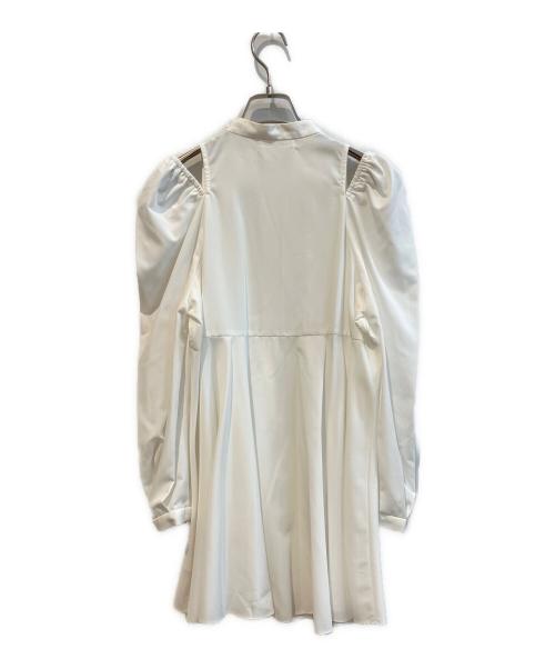 Snidel（スナイデル）Snidel (スナイデル) ファーライクニットベストコンビチュニック アイボリー サイズ:Freeの古着・服飾アイテム