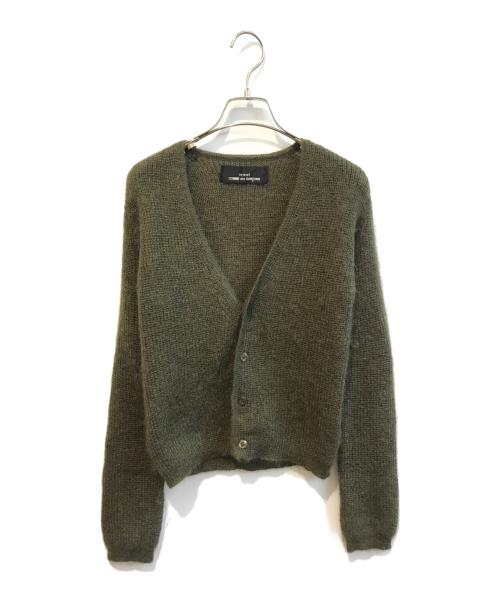 tricot COMME des GARCONS（トリココムデギャルソン）tricot COMME des GARCONS (トリココムデギャルソン) ウールナイロンカーディガン TN-040260 オリーブ サイズ:-の古着・服飾アイテム