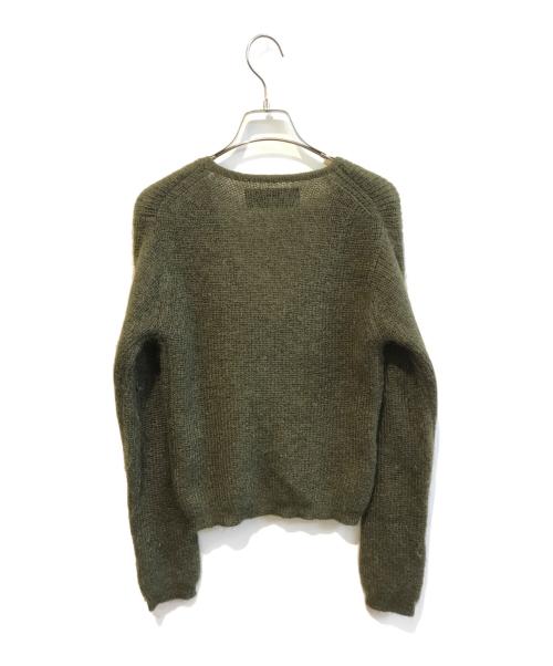 tricot COMME des GARCONS（トリココムデギャルソン）tricot COMME des GARCONS (トリココムデギャルソン) ウールナイロンカーディガン TN-040260 オリーブ サイズ:-の古着・服飾アイテム