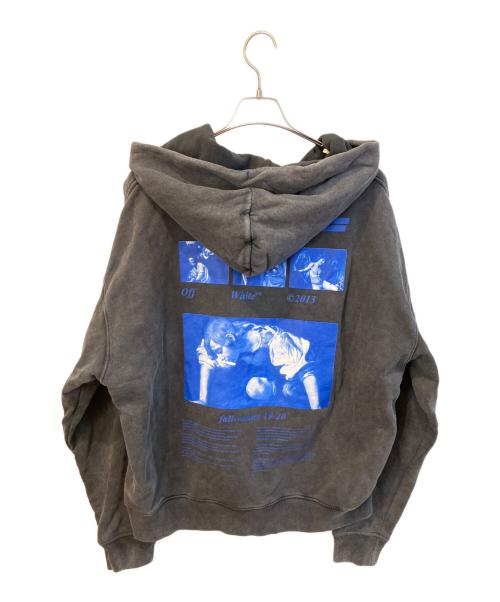 OFFWHITE（オフホワイト）OFFWHITE (オフホワイト) ハードコア カラヴァッジオ プルオーバーパーカー　OMBB037F19E30009 グレー サイズ:XLの古着・服飾アイテム