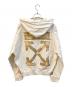 OFFWHITE (オフホワイト) テープロゴ プルオーバーパーカー　OMBB037R20E30002 ホワイト サイズ:L：14000円