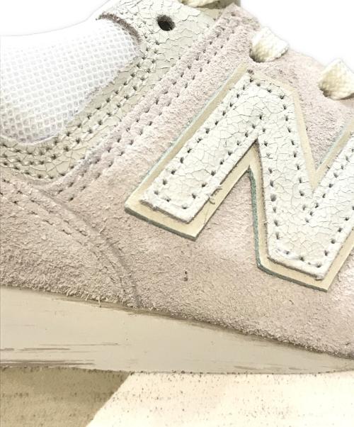 NEW BALANCE（ニューバランス）NEW BALANCE (ニューバランス) ローカットスニーカー　U574LGRS ベージュ サイズ:UK5の古着・服飾アイテム