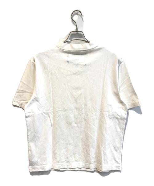 maison kitsune（メゾンキツネ）MAISON KITSUNE (メゾンキツネ) Barbour (バブアー) Tシャツ MTS1224WH11 ホワイト サイズ:Lの古着・服飾アイテム