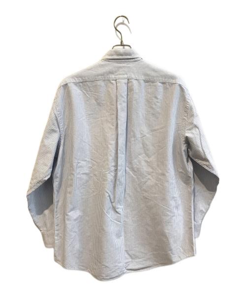 POLO RALPH LAUREN（ポロ・ラルフローレン）POLO RALPH LAUREN (ポロ・ラルフローレン) ストライプシャツ ブルー サイズ:Mの古着・服飾アイテム