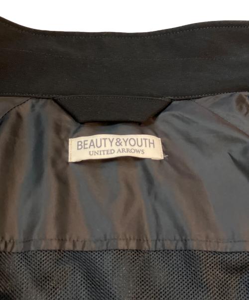 BEAUTY&YOUTH UNITED ARROWS（ビューティーアンドユースユナイテッドアローズ）BEAUTY&YOUTH UNITED ARROWS (ビューティーアンドユースユナイテッドアローズ) REFINED ツイル スタンド アノラック　1225-144-9835 ブラック サイズ:Lの古着・服飾アイテム