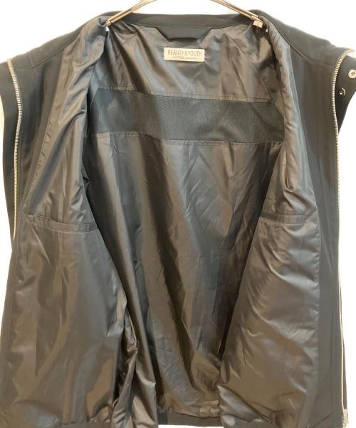 BEAUTY&YOUTH UNITED ARROWS（ビューティーアンドユースユナイテッドアローズ）BEAUTY&YOUTH UNITED ARROWS (ビューティーアンドユースユナイテッドアローズ) REFINED ツイル スタンド アノラック　1225-144-9835 ブラック サイズ:Lの古着・服飾アイテム