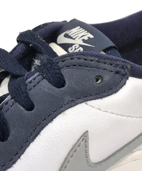 NIKE SB（ナイキエスビー）NIKE SB (ナイキエスビー) AIR JORDAN 1 LOW QS　CJ7891-400 ホワイト×ネイビー サイズ:27の古着・服飾アイテム