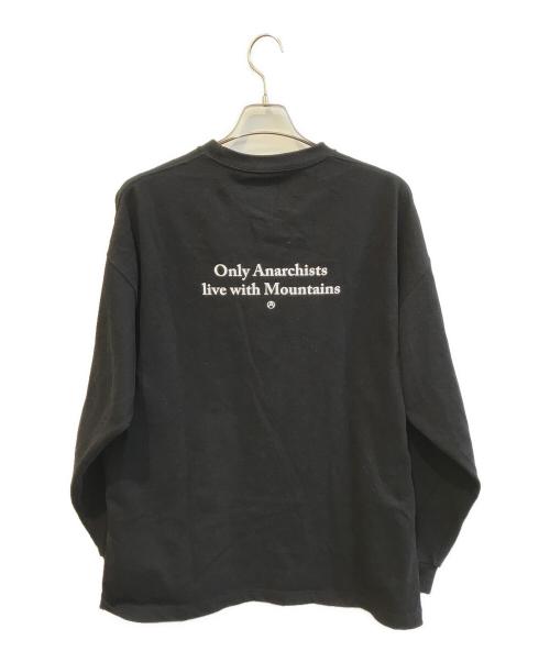 MOUNTAIN RESEARCH（マウンテンリサーチ）MOUNTAIN RESEARCH (マウンテンリサーチ) Mega Tag L/S Tee　R-216 ブラック サイズ:XLの古着・服飾アイテム