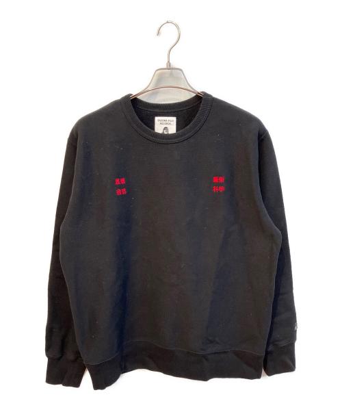 TACOMA FUJI RECORDS（タコマ フジ レコード）TACOMA FUJI RECORDS (タコマ フジ レコード) 藝術科学思想自然 SWEATSHIRT ブラック サイズ:Lの古着・服飾アイテム