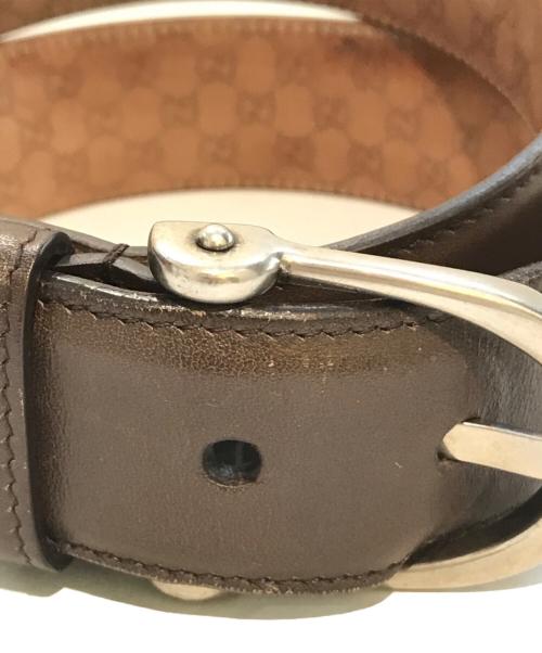 GUCCI（グッチ）GUCCI (グッチ) ベルト　309264・1766 ブラウンの古着・服飾アイテム