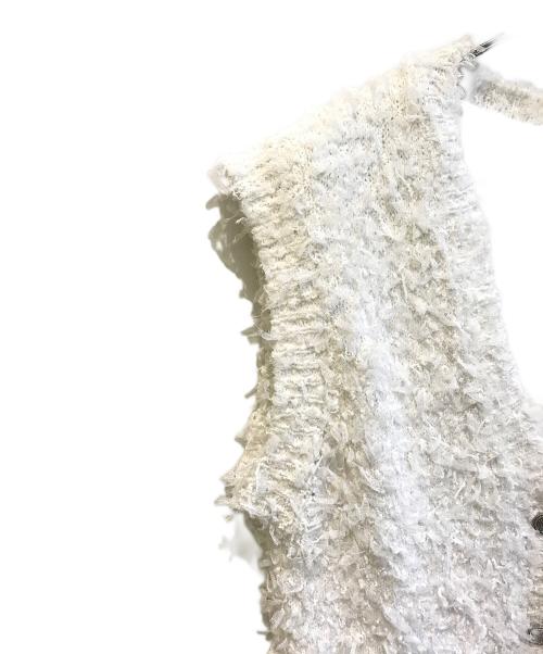 Gypsohila（ジプソフィア）Gypsohila (ジプソフィア) Sugar Gillet　GPG-602 ホワイト サイズ:Fの古着・服飾アイテム