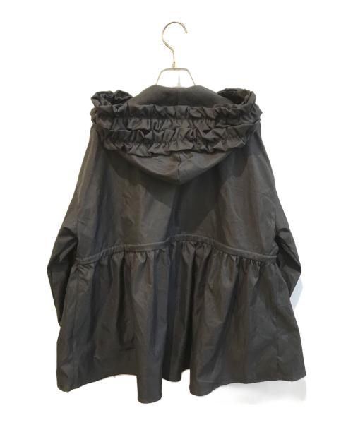 DONOBAN（ドノバン）DONOBAN (ドノバン) 撥水フリルパーカー　dtk409jk81800 ブラック サイズ:Fの古着・服飾アイテム