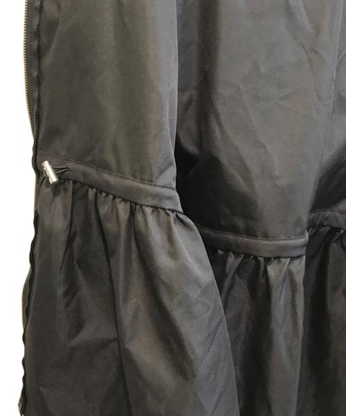DONOBAN（ドノバン）DONOBAN (ドノバン) 撥水フリルパーカー　dtk409jk81800 ブラック サイズ:Fの古着・服飾アイテム