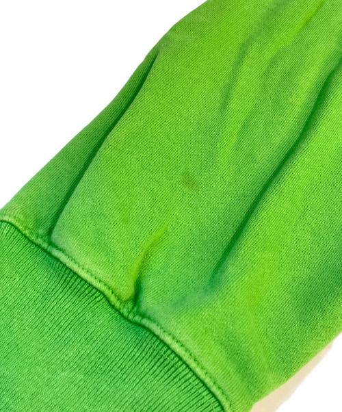 stussy（ステューシー）stussy (ステューシー) Slant Fleece Hood グリーン サイズ:Mの古着・服飾アイテム