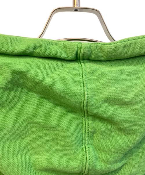 stussy（ステューシー）stussy (ステューシー) Slant Fleece Hood グリーン サイズ:Mの古着・服飾アイテム