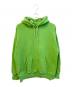 stussy（ステューシー）の古着「Slant Fleece Hood」｜グリーン