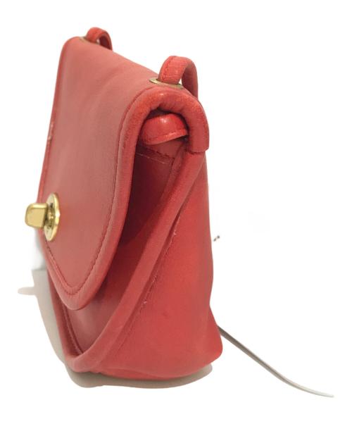COACH（コーチ）COACH (コーチ) ショルダーバッグ レッドの古着・服飾アイテム