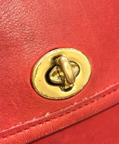 COACH（コーチ）COACH (コーチ) ショルダーバッグ レッドの古着・服飾アイテム