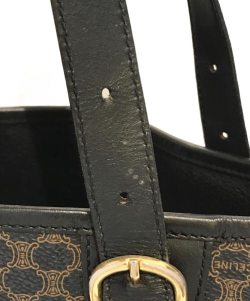 CELINE（セリーヌ）CELINE (セリーヌ) マカダム柄トートバッグ ブラウンの古着・服飾アイテム
