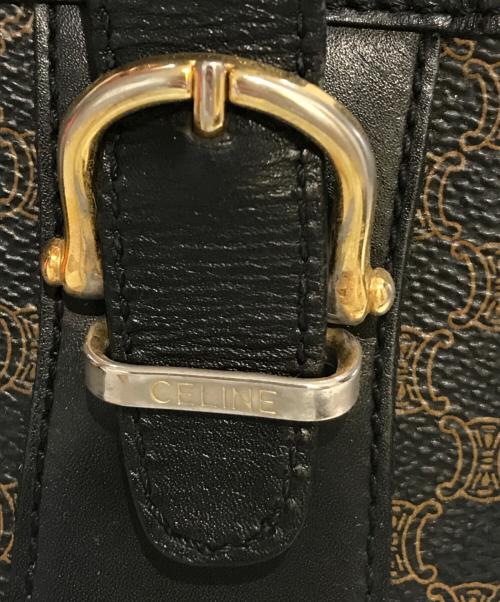 CELINE（セリーヌ）CELINE (セリーヌ) マカダム柄トートバッグ ブラウンの古着・服飾アイテム