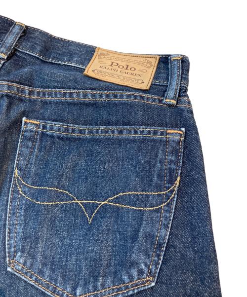 POLO RALPH LAUREN（ポロ・ラルフローレン）POLO RALPH LAUREN (ポロ・ラルフローレン) デニムパンツ インディゴ サイズ:71cm(W28)の古着・服飾アイテム