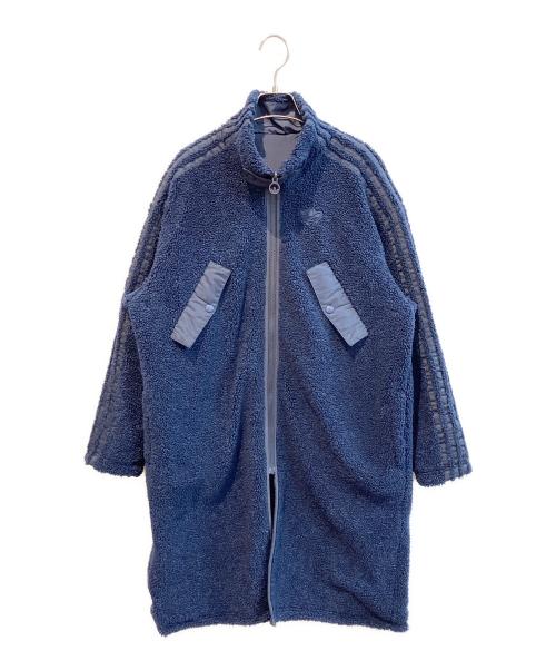 adidas（アディダス）adidas (アディダス) リバーシブルボアコート ネイビー サイズ:OTの古着・服飾アイテム