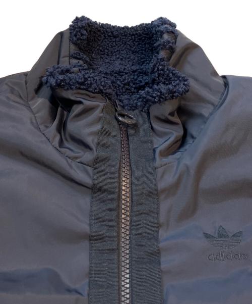 adidas（アディダス）adidas (アディダス) リバーシブルボアコート ネイビー サイズ:OTの古着・服飾アイテム