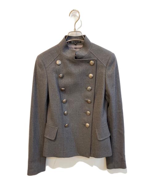 theory（セオリー）theory (セオリー) ナポレオンジャケット グレー サイズ:Mの古着・服飾アイテム