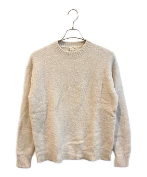 BEAUTY&YOUTH（ビューティーアンドユース）BEAUTY&YOUTH (ビューティーアンドユース) アルパカブレンドニット　	1213-117-3691 ベージュ サイズ:Lの古着・服飾アイテム