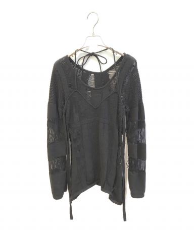 中古・古着通販】MAISON SPECIAL (メゾンスペシャル) Random Mesh Knit