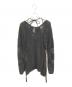 MAISON SPECIAL（メゾンスペシャル）の古着「Random Mesh Knit Tops」｜ブラック
