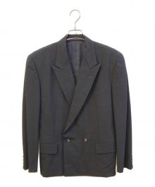 COMME des GARCONS HOMME PLUS（コムデギャルソンオムプリュス）の古着「切替ダブルジャケット　PJ-05024」｜ネイビー