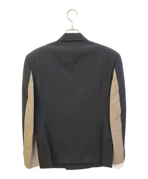 COMME des GARCONS HOMME PLUS（コムデギャルソンオムプリュス）COMME des GARCONS HOMME PLUS (コムデギャルソンオムプリュス) 切替ダブルジャケット　PJ-05024 ネイビー サイズ:Ｓの古着・服飾アイテム