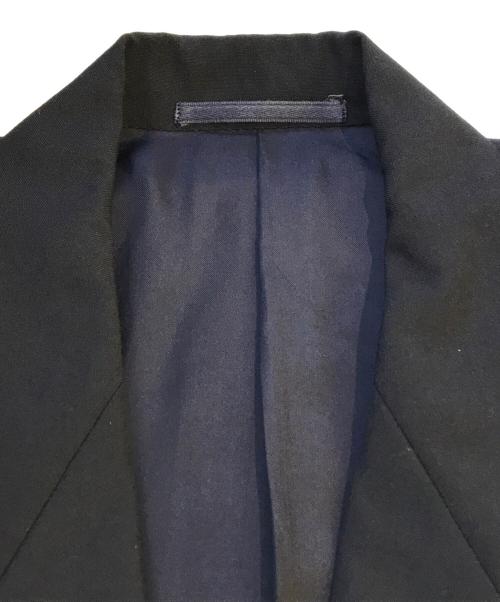 COMME des GARCONS HOMME PLUS（コムデギャルソンオムプリュス）COMME des GARCONS HOMME PLUS (コムデギャルソンオムプリュス) 切替ダブルジャケット　PJ-05024 ネイビー サイズ:Ｓの古着・服飾アイテム