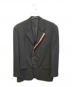 COMME des GARCONS HOMME PLUSコムデギャルソンオムプリュス）の古着「ラペル切替テーラードジャケット　PJ-11002」｜ブラック
