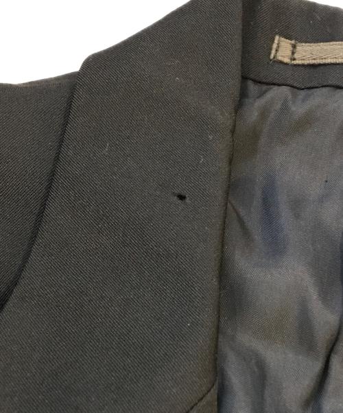 COMME des GARCONS HOMME PLUS（コムデギャルソンオムプリュス）COMME des GARCONS HOMME PLUS (コムデギャルソンオムプリュス) ラペル切替テーラードジャケット　PJ-11002 ブラック サイズ:Ｓの古着・服飾アイテム
