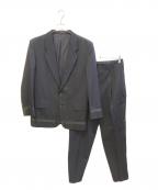 COMME des GARCONS HOMME PLUSコムデギャルソンオムプリュス）の古着「テープデザインセットアップ」｜ネイビー