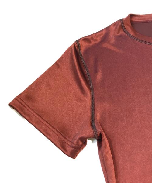 Jean Paul Gaultier homme（ジャンポールゴルチェオム）Jean Paul GAULTIER HOMME (ジャンポールゴルチェオム) ネット切替Tシャツ ボルドー サイズ:48の古着・服飾アイテム