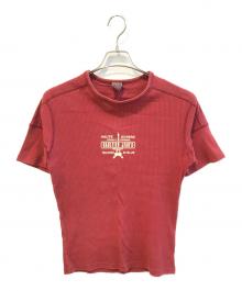 GAULTIER JEANS（ゴルチエジーンズ）の古着「プリントTシャツ」｜レッド