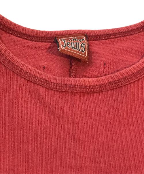 GAULTIER JEANS（ゴルチエジーンズ）GAULTIER JEANS (ゴルチエジーンズ) プリントTシャツ レッド サイズ:48の古着・服飾アイテム