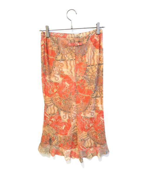 Jean Paul GAULTIER（ジャンポールゴルチェ）Jean Paul GAULTIER (ジャンポールゴルチェ) パワーネットスカート ベージュ サイズ:40の古着・服飾アイテム