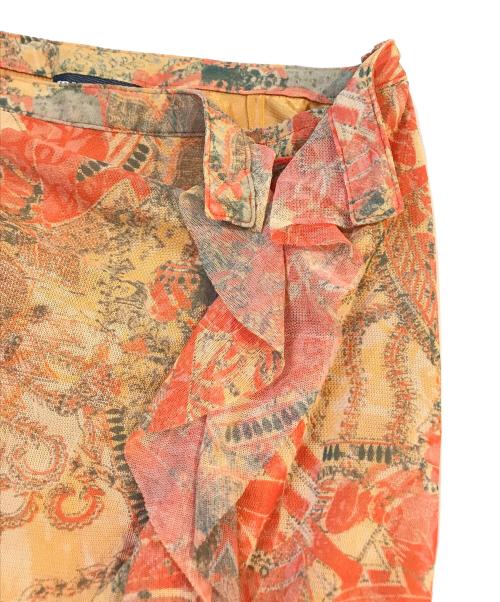 Jean Paul GAULTIER（ジャンポールゴルチェ）Jean Paul GAULTIER (ジャンポールゴルチェ) パワーネットスカート ベージュ サイズ:40の古着・服飾アイテム