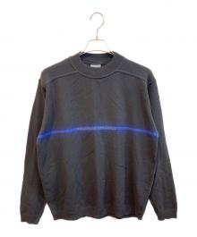VERSACE JEANS COUTURE（ヴェルサーチ ジーンズクチュール）の古着「ニット」｜ブラック