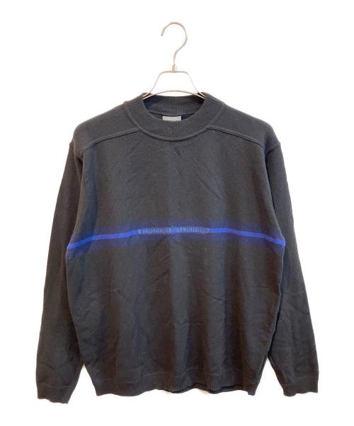 VERSACE JEANS COUTURE（ヴェルサーチ ジーンズクチュール）VERSACE JEANS COUTURE (ヴェルサーチ ジーンズクチュール) ニット ブラック サイズ:Lの古着・服飾アイテム
