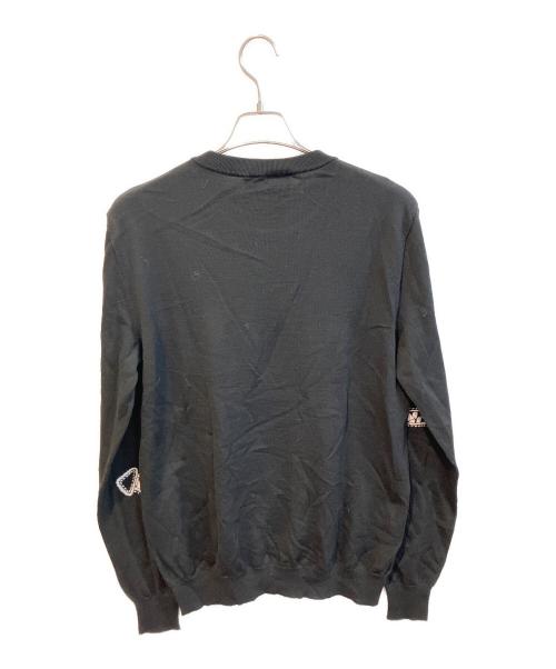 MOSCHINO（モスキーノ）MOSCHINO (モスキーノ) だまし絵ニット　232ZRJ09067000 ブラック サイズ:Freeの古着・服飾アイテム