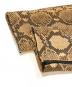 中古・古着 GUCCI (グッチ) レザーパイソンジャケット ベージュ サイズ:44：100000円