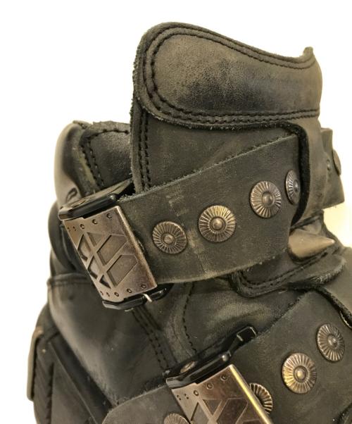 NEW ROCK（ニューロック）new rock (ニューロック) 厚底ブーツ　M-135-C1 ブラック サイズ:40の古着・服飾アイテム