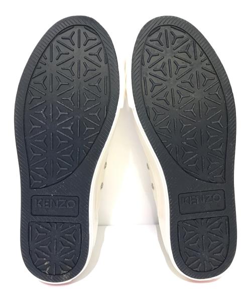 KENZO（ケンゾー）KENZO (ケンゾー) SCHOOL LOW TOP SNEAKERS アイボリー サイズ:25の古着・服飾アイテム